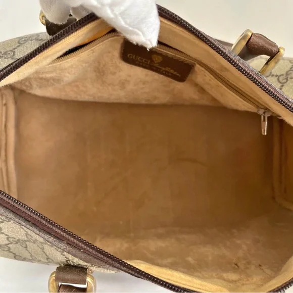 ✨ Vintage Gucci GG Supreme Web Boston Bag - Sherry Line ✨ - Picture 3 of 11